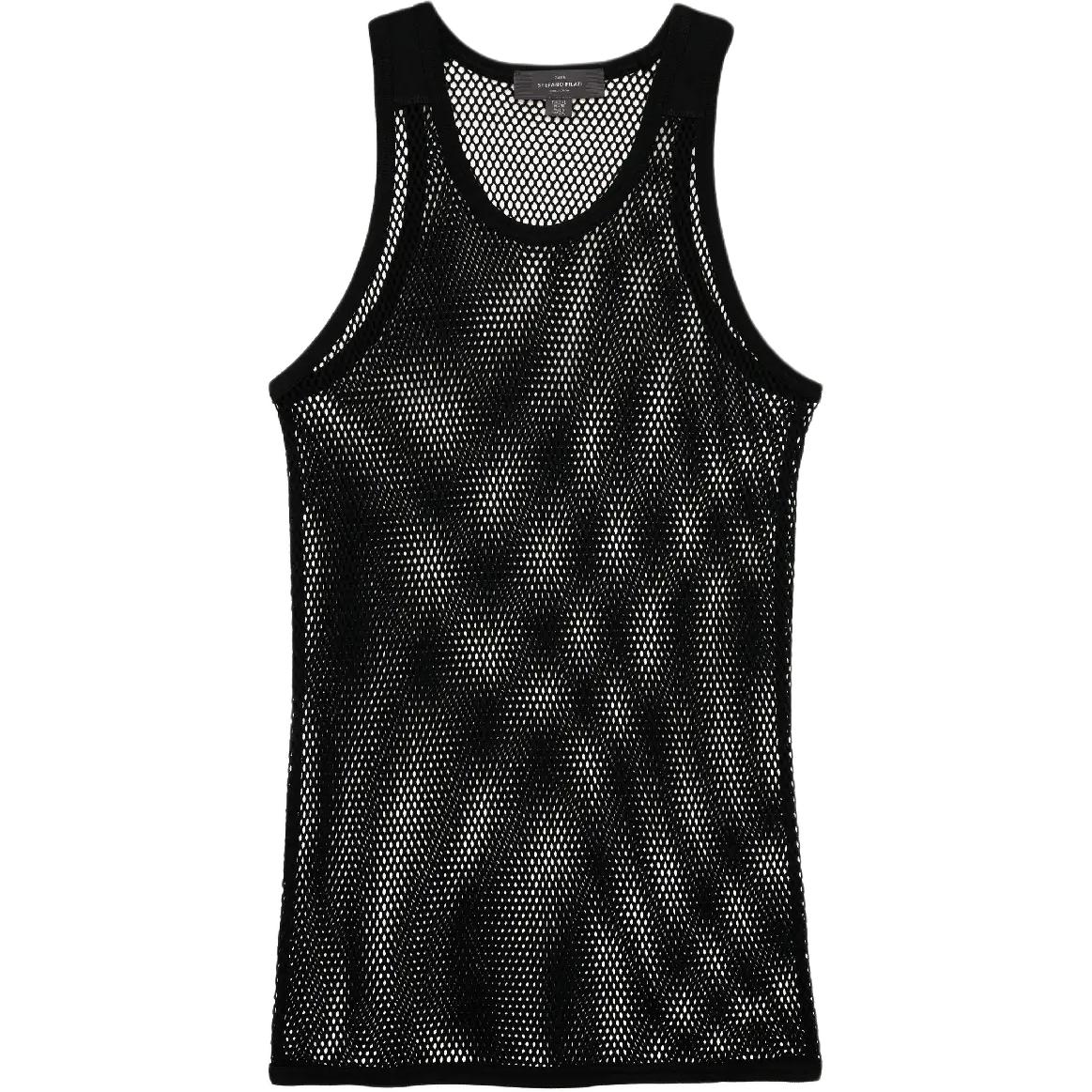 

Футболка-майка мужская черная Stefano Pilati Collaboration ZARA