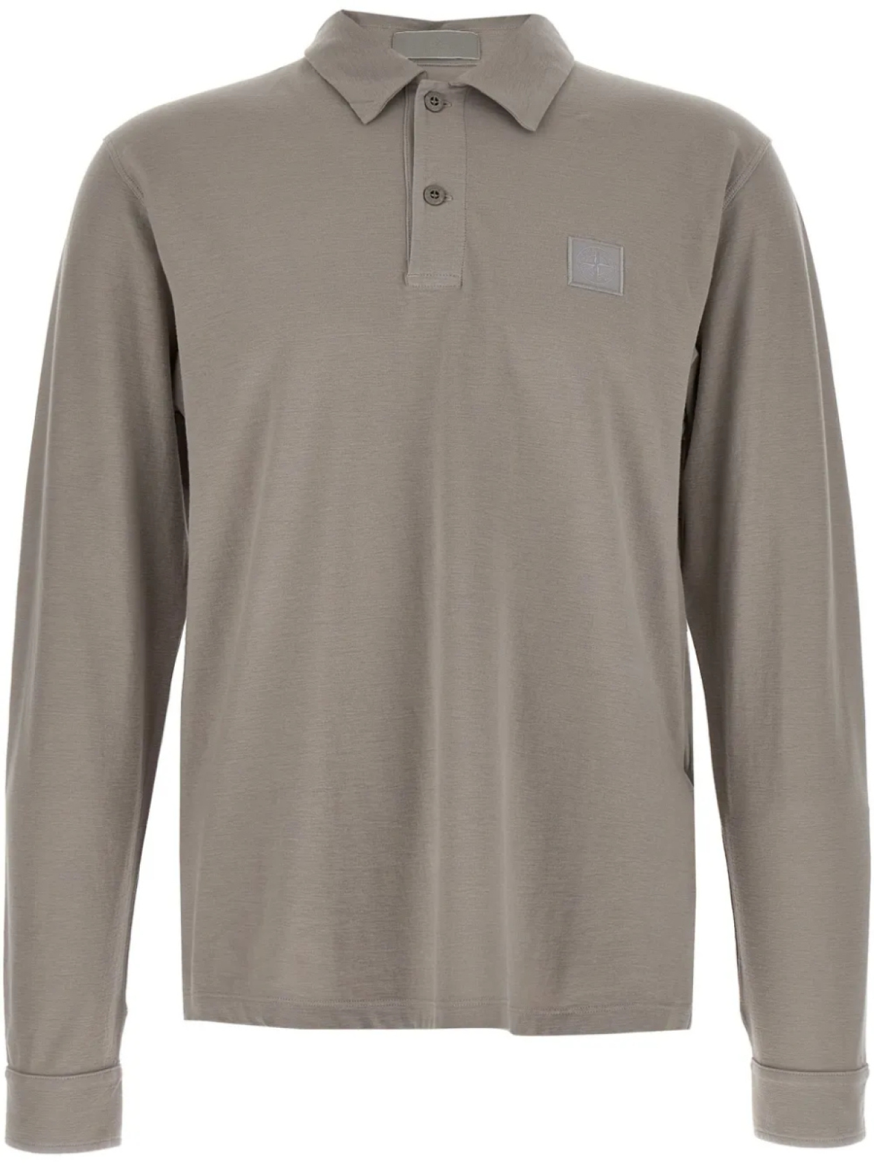 

Футболка-поло с логотипом Stone Island, серый