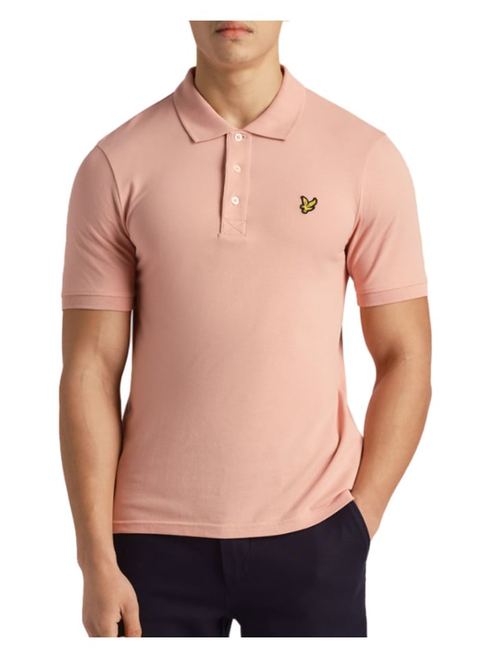 

Футболка поло Lyle & Scott, цвет zartrosa