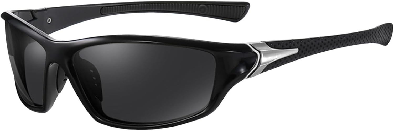 

Поляризованные солнцезащитные очки для рыбалки для мужчин, спортивные солнцезащитные очки с защитой от УФ-излучения для езды на велосипеде, гольфа, рыбалки, вождения, бега KELINFONG