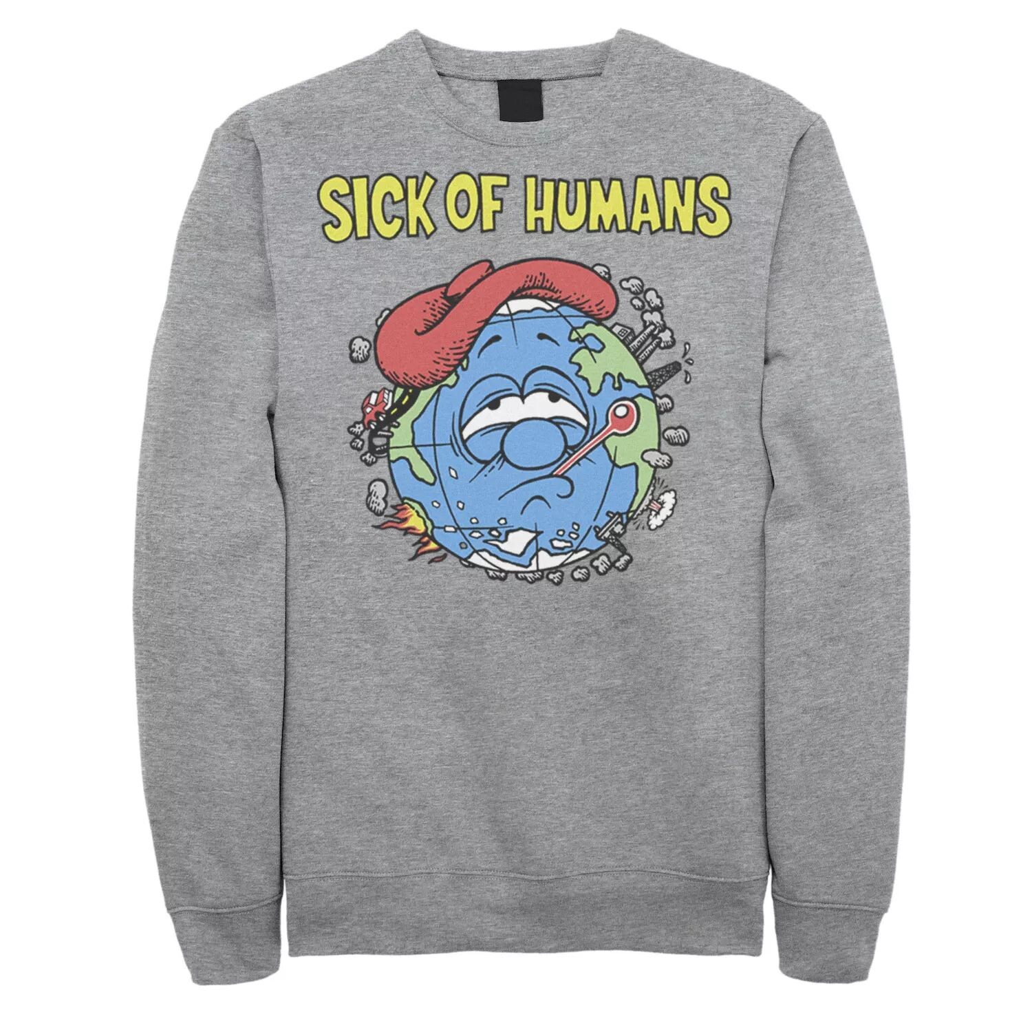

Мужской флис Sick Of Humans Planet Earth Licensed Character