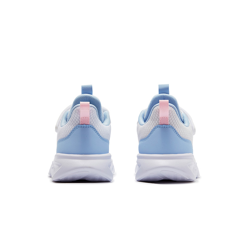 Нескользящие поддерживающие низкие детские беговые кроссовки new white northern lights blue kids XTEP, New белый Northern Lights синий — фото 3