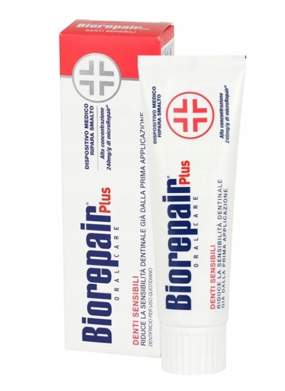 

Biorepair, паста для чувствительных зубов, 75 мл