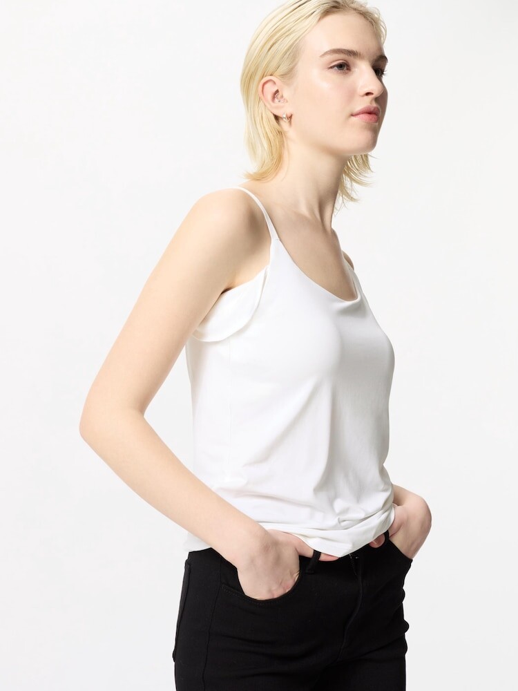 

Майка airism acetribra Uniqlo, белый