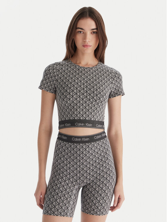 

Футболка slim fit LV00QF8487 Calvin Klein Underwear, серый