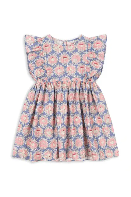 Платье с воланами KIM FRILL DRESS Konges Sløjd, мультиколор