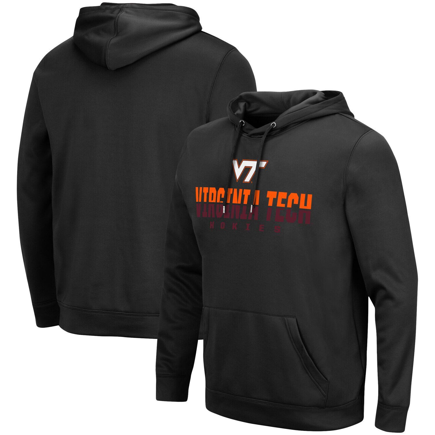 

Мужской черный пуловер с капюшоном Virginia Tech Hokies Lantern Colosseum