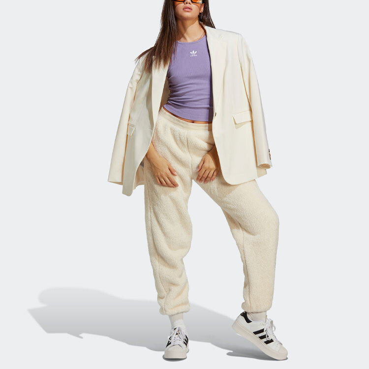 Майка-топ Adicolor Essentials Rib «Magic Lilac» Adidas Originals — фото 4