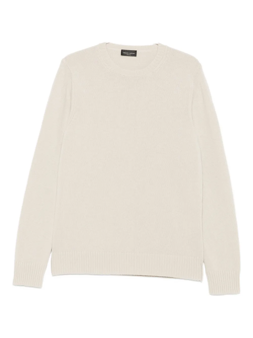 

Свитер с круглым вырезом Roberto Collina, нейтральный