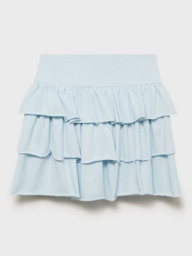 

Детская праздничная юбка с рюшами из хлопковой смеси Mango