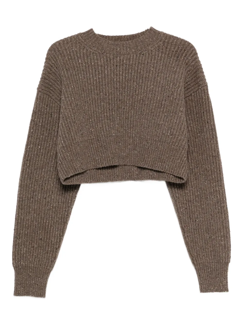 

Свитер в рубчик Uma Wang, коричневый