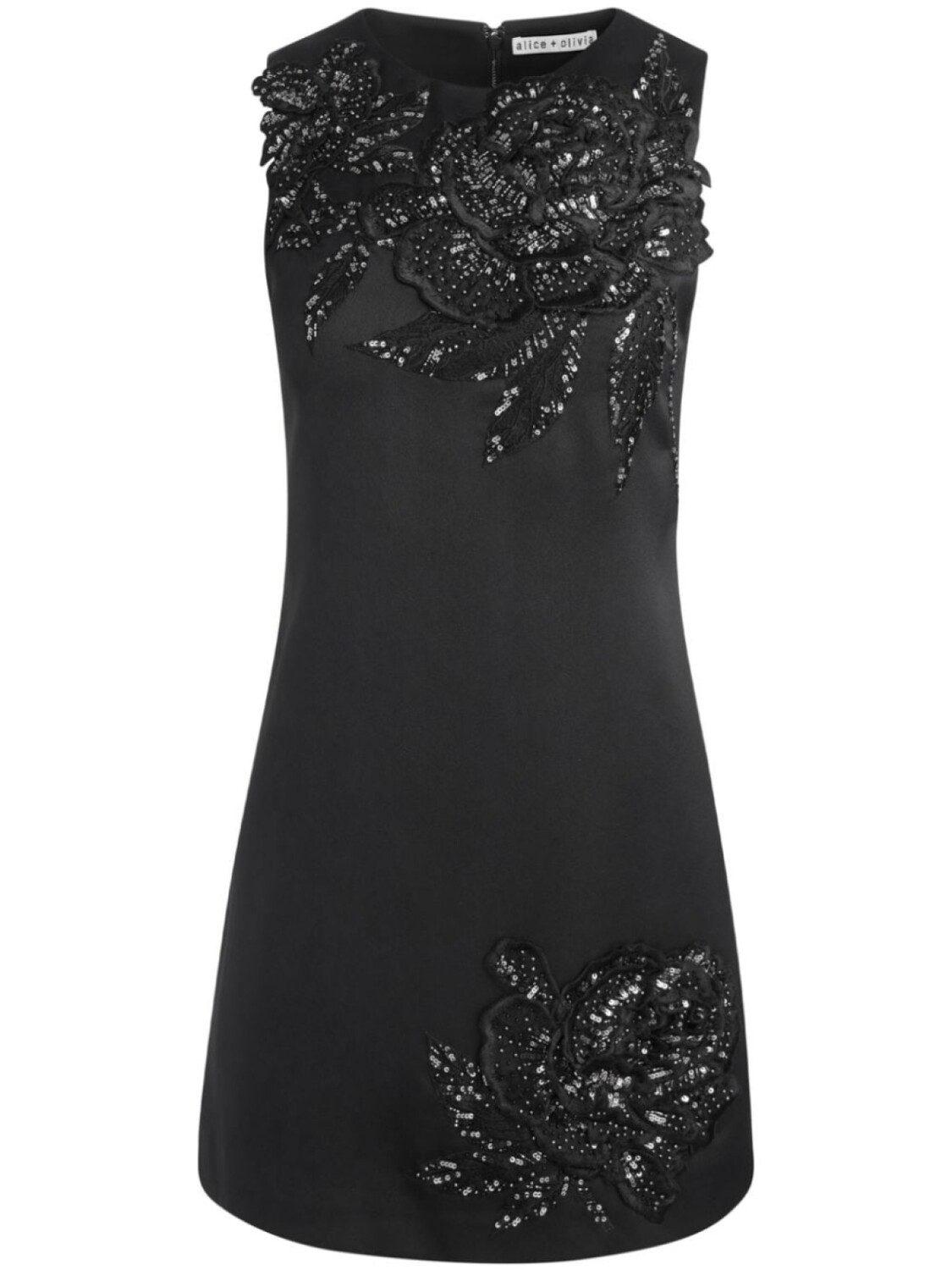 

Мини-платье alice + olivia clyde, черный