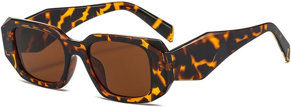 

Солнцезащитные очки UV400 с защитой от УФ-излучения — маленькая оправа, градиентный цвет, широкие дужки, подходят для женщин и мужчин, для бега и занятий спортом на открытом воздухе UYPTK, Leopard Tea