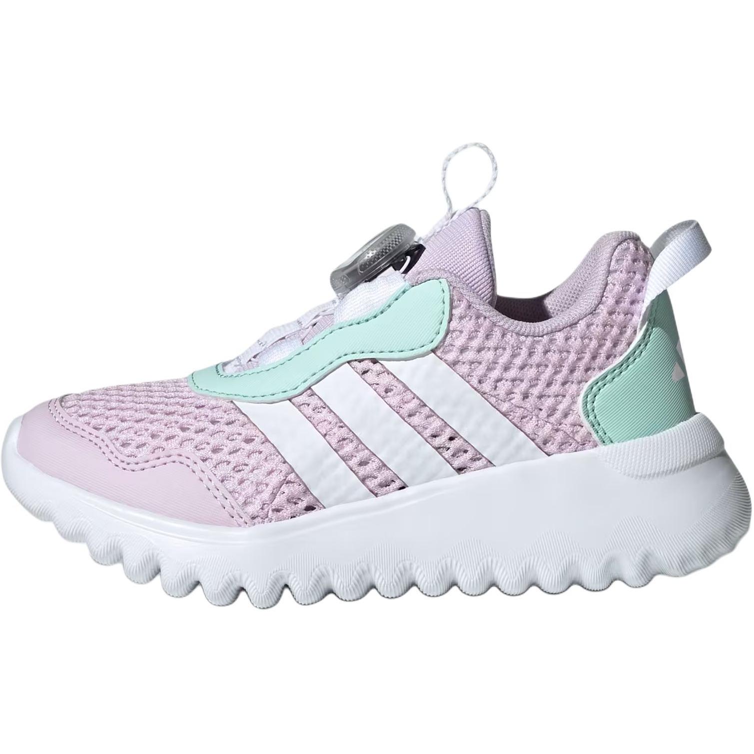 

Adidas Детские кроссовки ACTIVEFLEX BOA 4.0 с противоскользящим износостойким верхом, низкие, фиолетовые