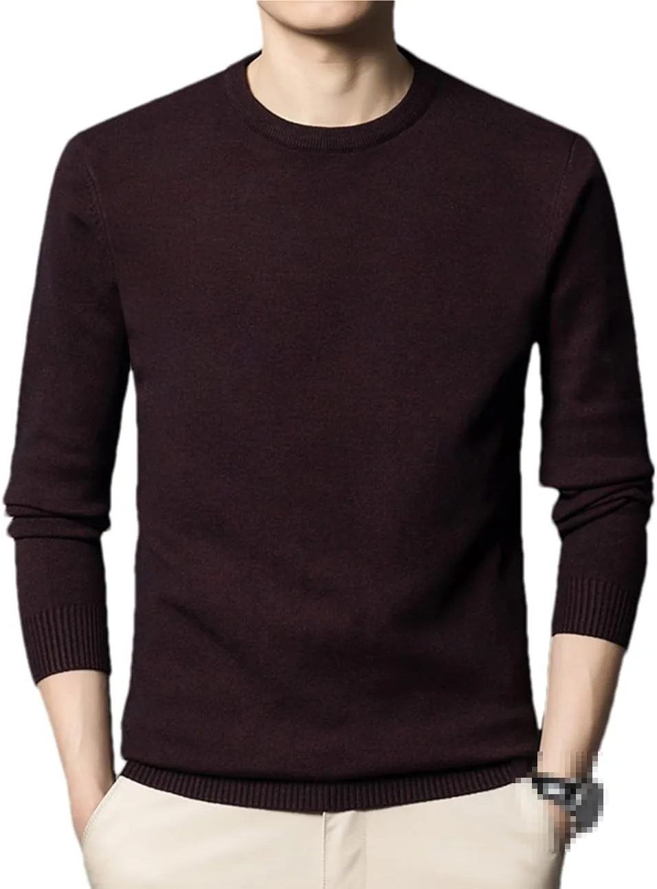 

Свитер мужской теплый осенне-зимний O-Neck