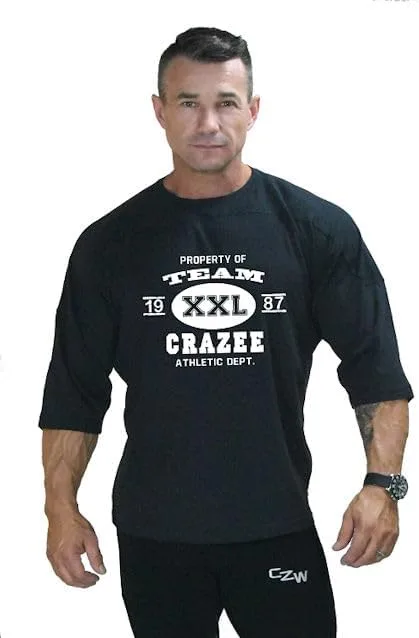 

Черная футболка с длинным рукавом Team Crazee Crazee Wear