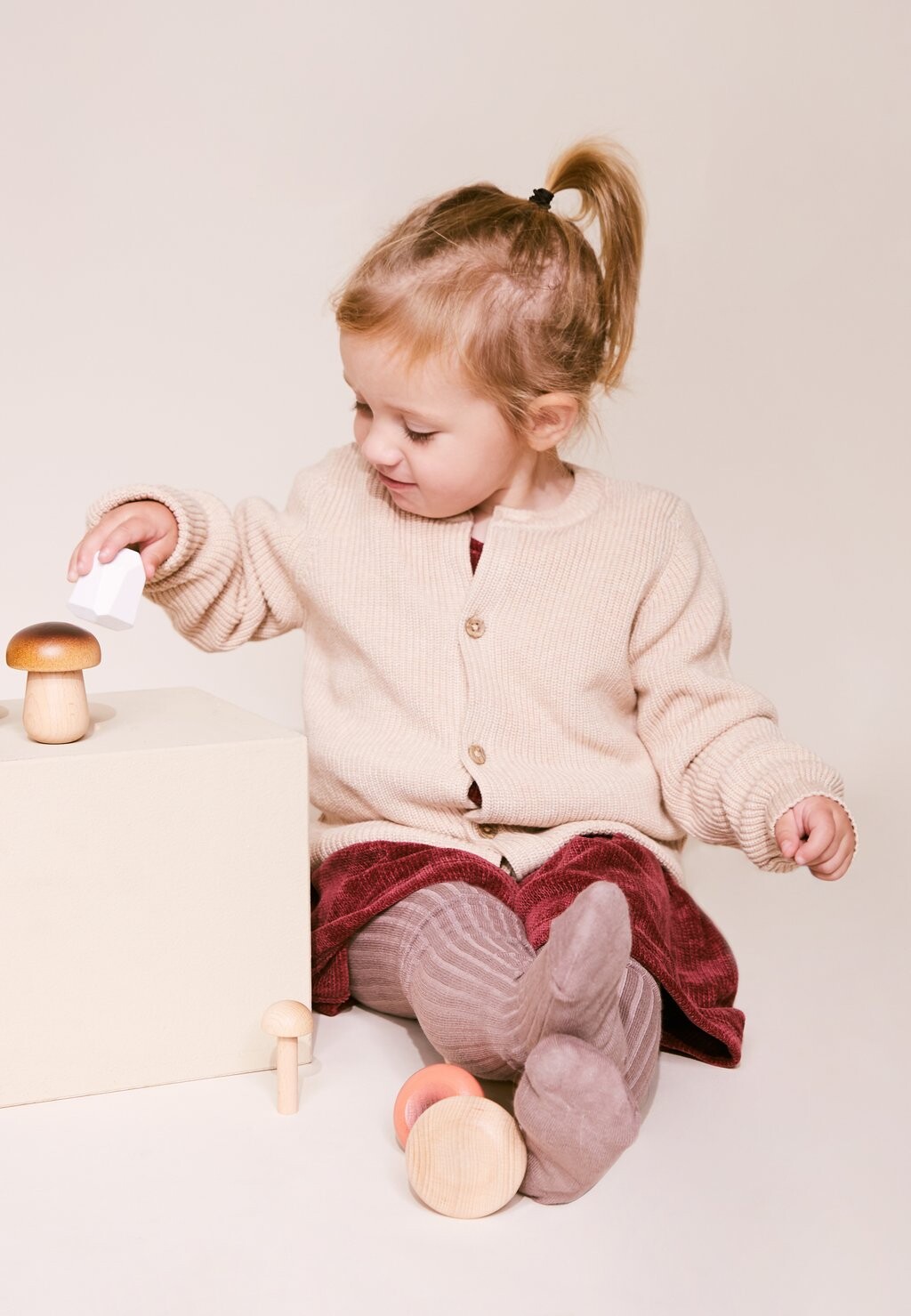 

Кардиган STRICKJACKE FEIN Stellou & friends, цвет beige melange