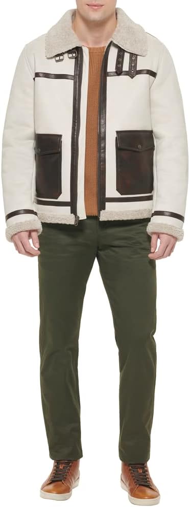 Мужская куртка-авиатор Levi's из искусственной овчины Rancher, Tundra — фото 2