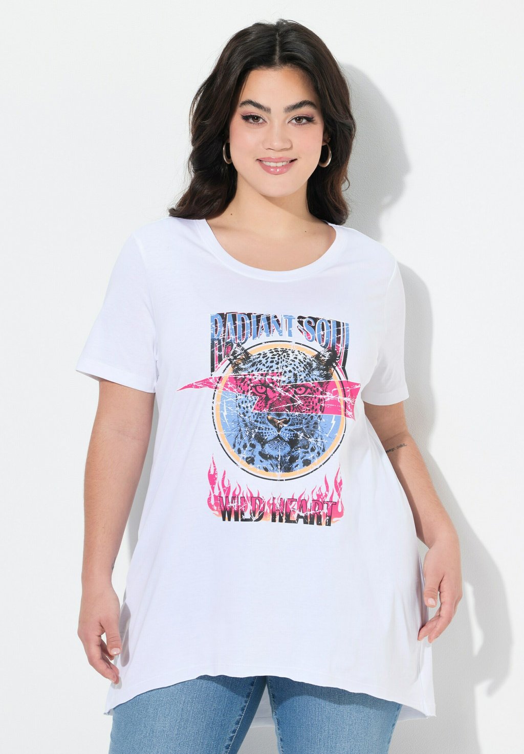 

Футболка с принтом A-LINE ANIMAL-MOTIV Angel of Style, белый