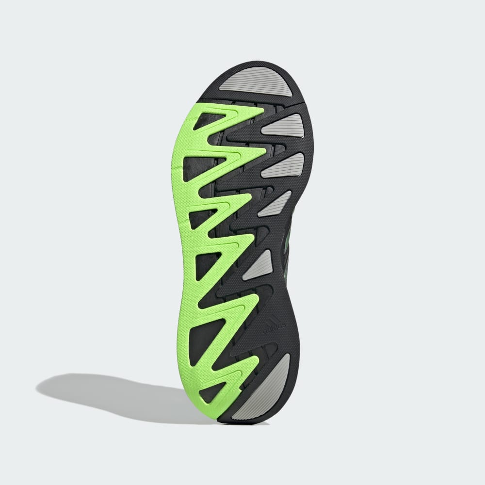 Кроссовки на платформе Adidas Adizero Aruku Shoes, цвет Core Black/Grey Four/Signal Green — фото 3