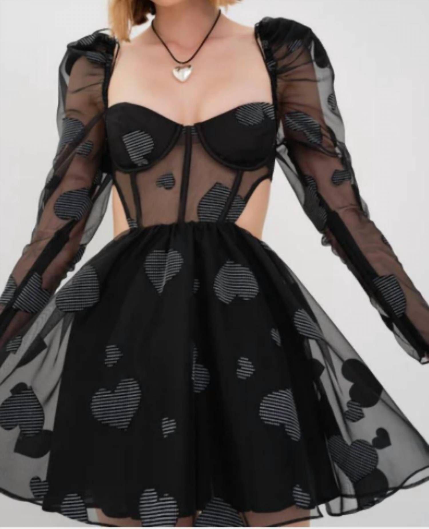 

Платье Alexandra с длинными рукавами черного цвета for Love & Lemons