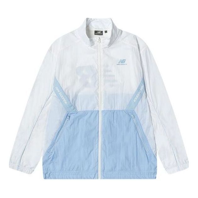 

Куртка New Balance Summer Lifestyle Jacket 'White Light Blue', белый