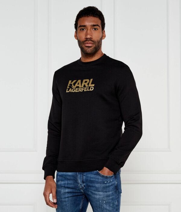 

Толстовка мужская Karl Lagerfeld Regular Fit, черный / золотой