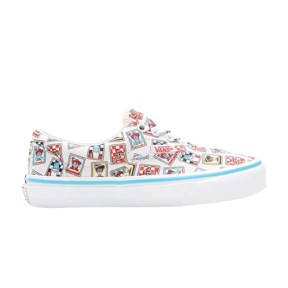 

Кроссовки Where's Waldo x Era Kids Vans, мультиколор