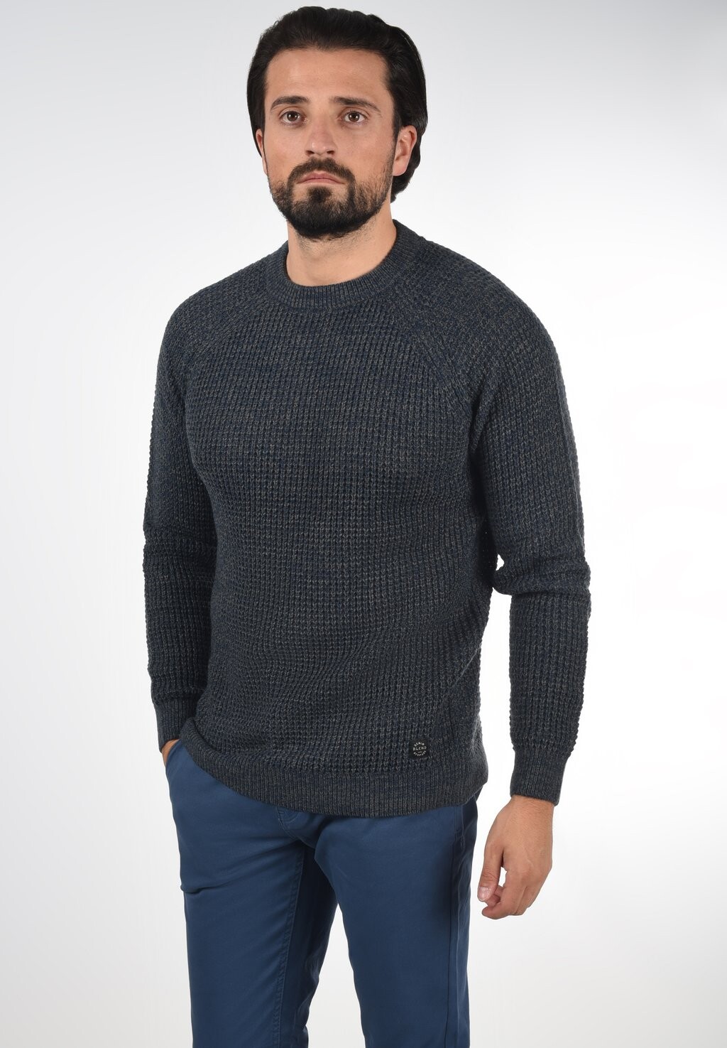 

Вязаный свитер CARRIZAL Blend, цвет dress blues