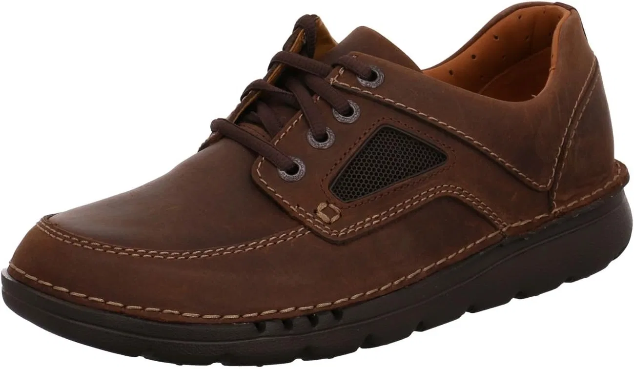 Мужские туфли Clarks Unnature Time, темно-коричневый — фото 2