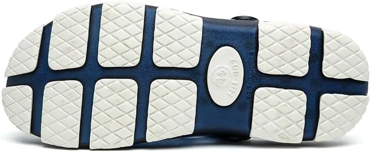 

Мужские слипоны DESESE для занятий спортом и походов на открытом воздухе, закрытые с носком, быстросохнущие, легкие пляжные туфли с задним ремешком, летние нескользящие сабо, водные туфли, синий