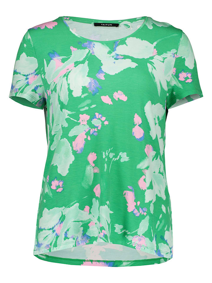 

TAIFUN Зеленая футболка, Зеленый, TAIFUN Зеленая футболка