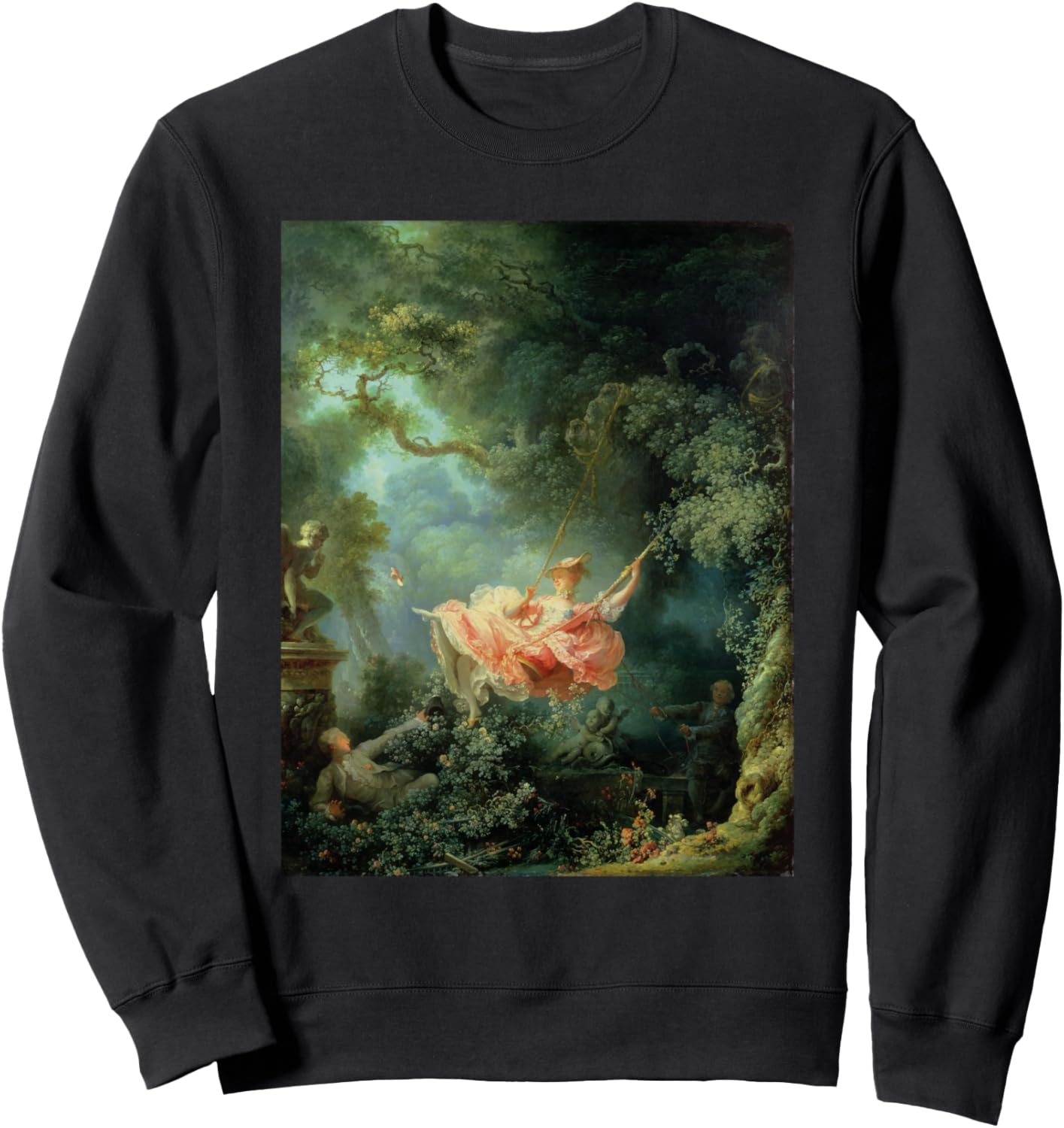 

Толстовка Счастливая случайность от Жана Оноре Фрагонара Great Paintings Designs, черный