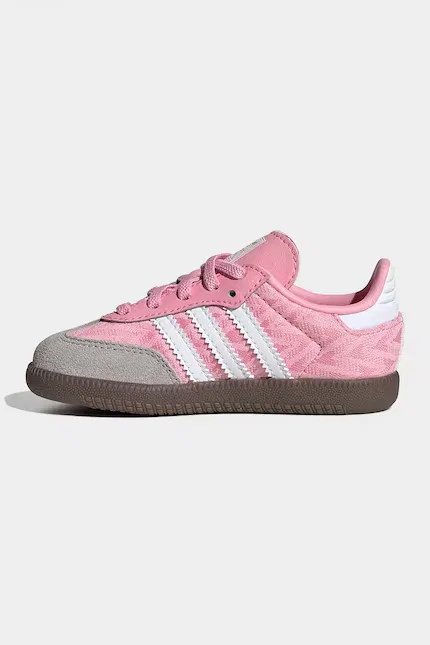 Кроссовки детские SAMBA OG Adidas Originals, розовый — фото 4