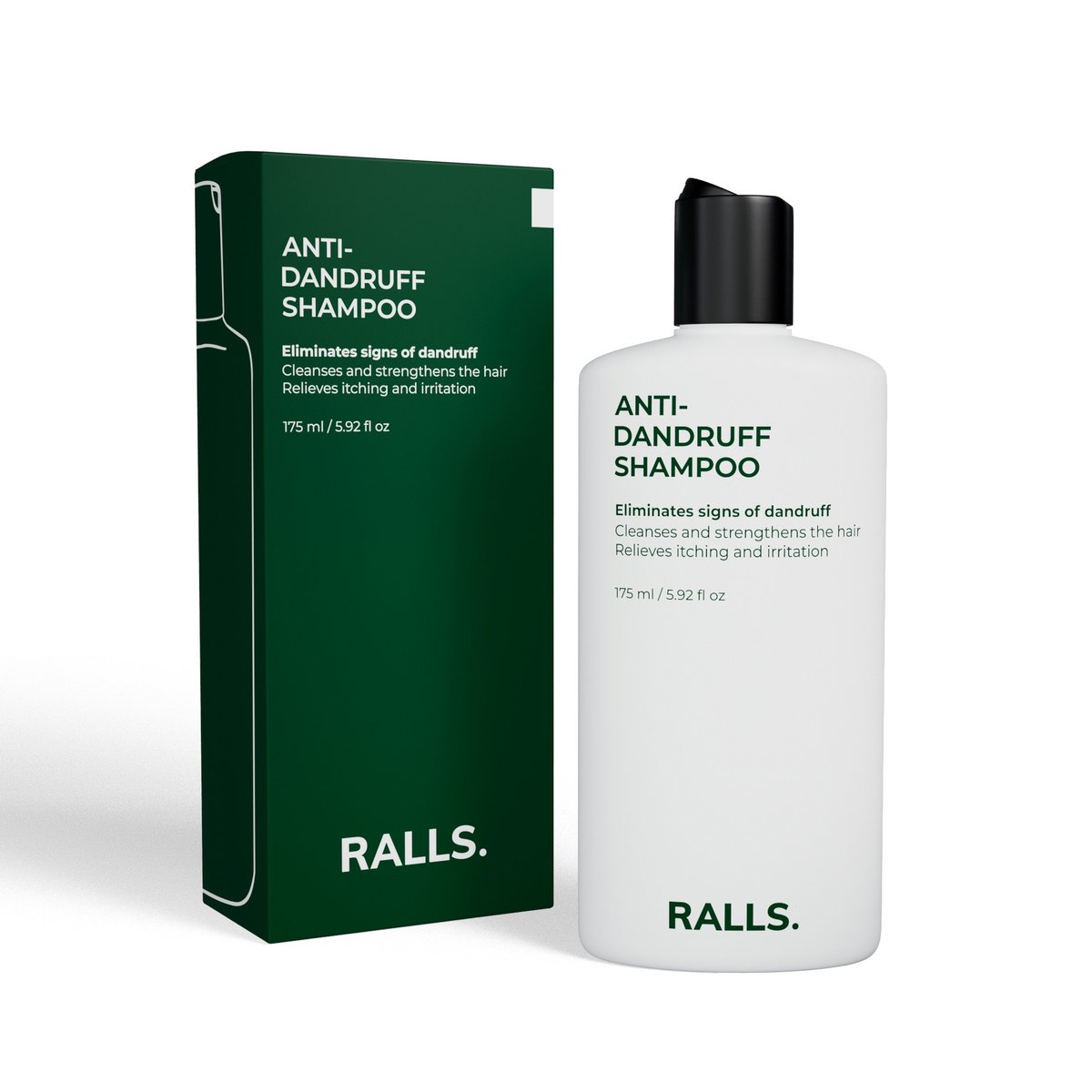 

Ralls, Anti-Dandruff Shampoo, Шампунь против перхоти, 175мл