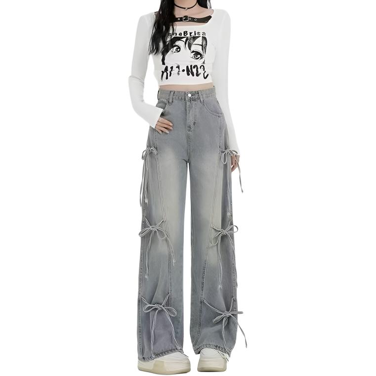 

ZIAREL Джинсы Unisex Blue Moderate Straight Fit