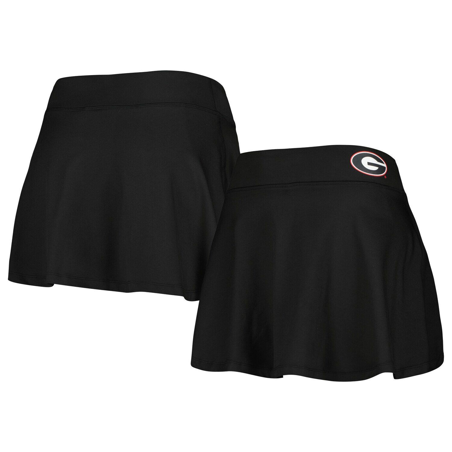 

Женская струящаяся юбка ZooZatz Black Georgia Bulldogs