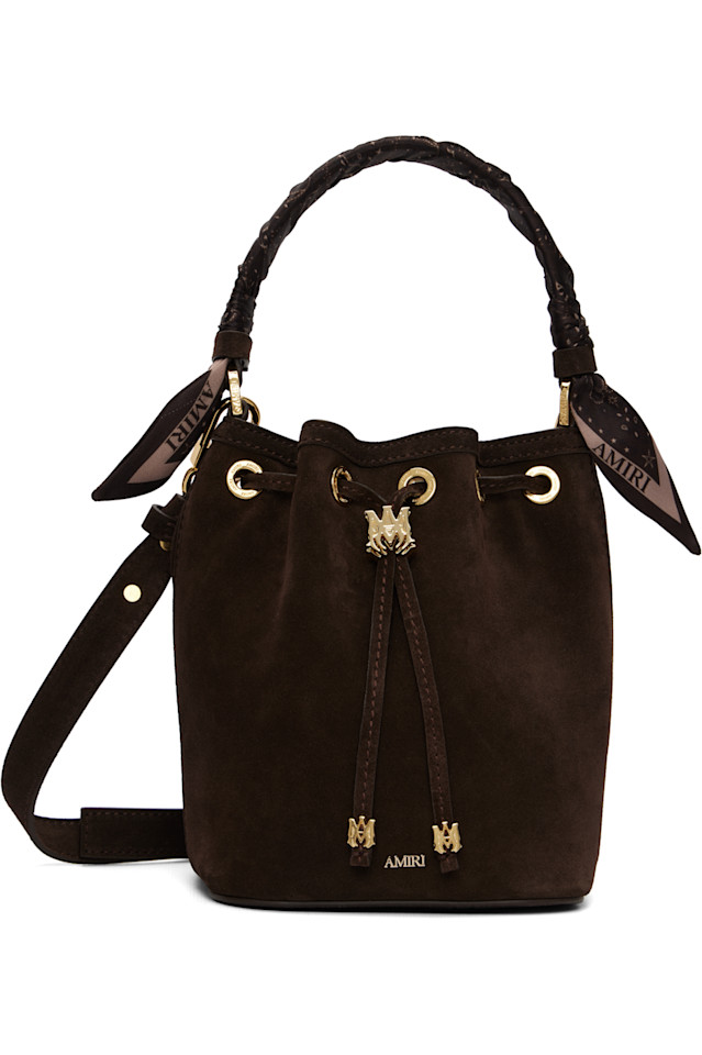 

Amiri Коричневая микро-сумка-ведро