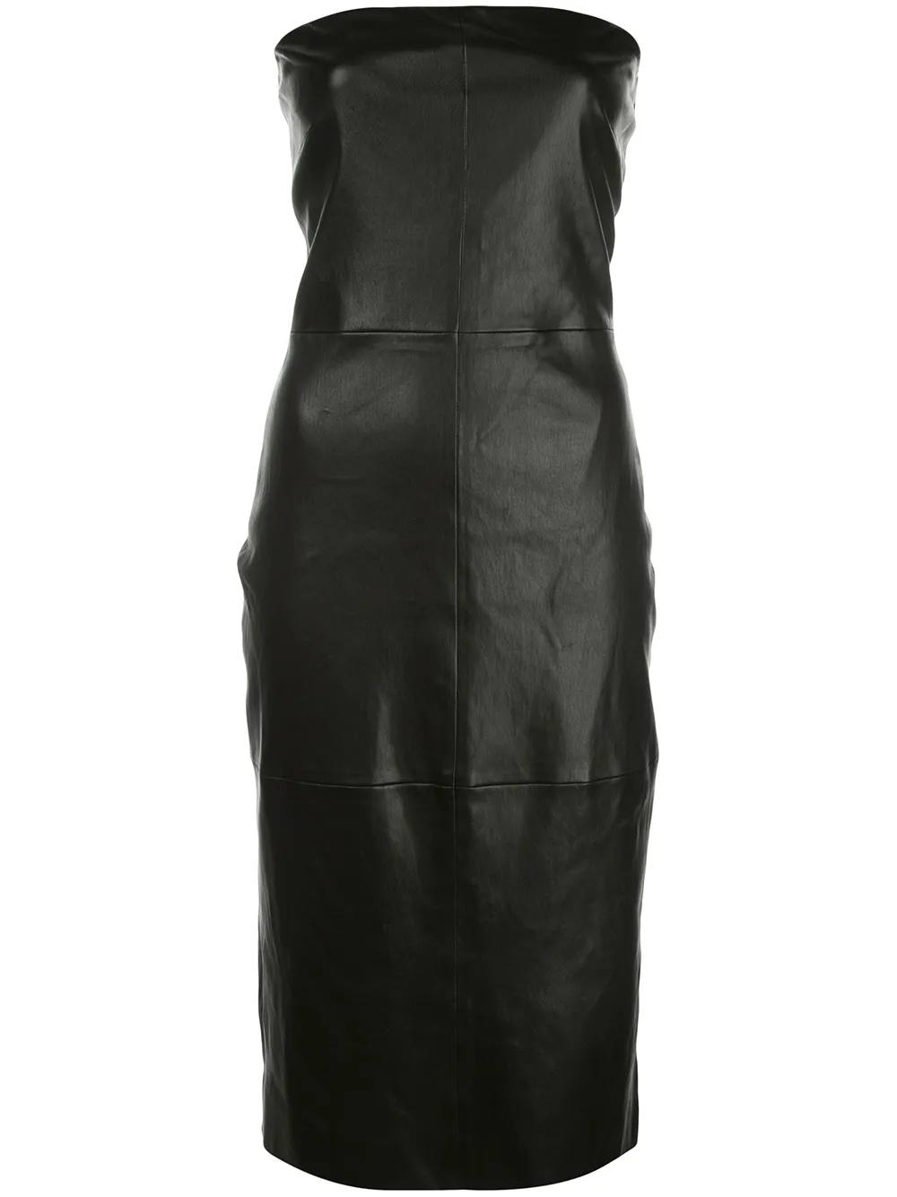 

Облегающее платье Rosetta Getty, черный