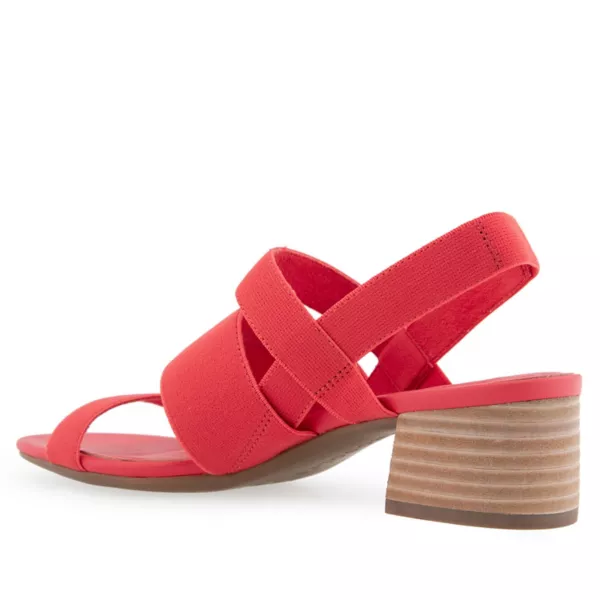 Женские босоножки Chara на каблуке с ремешком на пятке Aerosoles, цвет gold metallic cork — фото 3