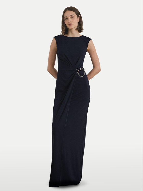 

Вечернее платье slim fit 253979877001 Lauren Ralph Lauren, синий