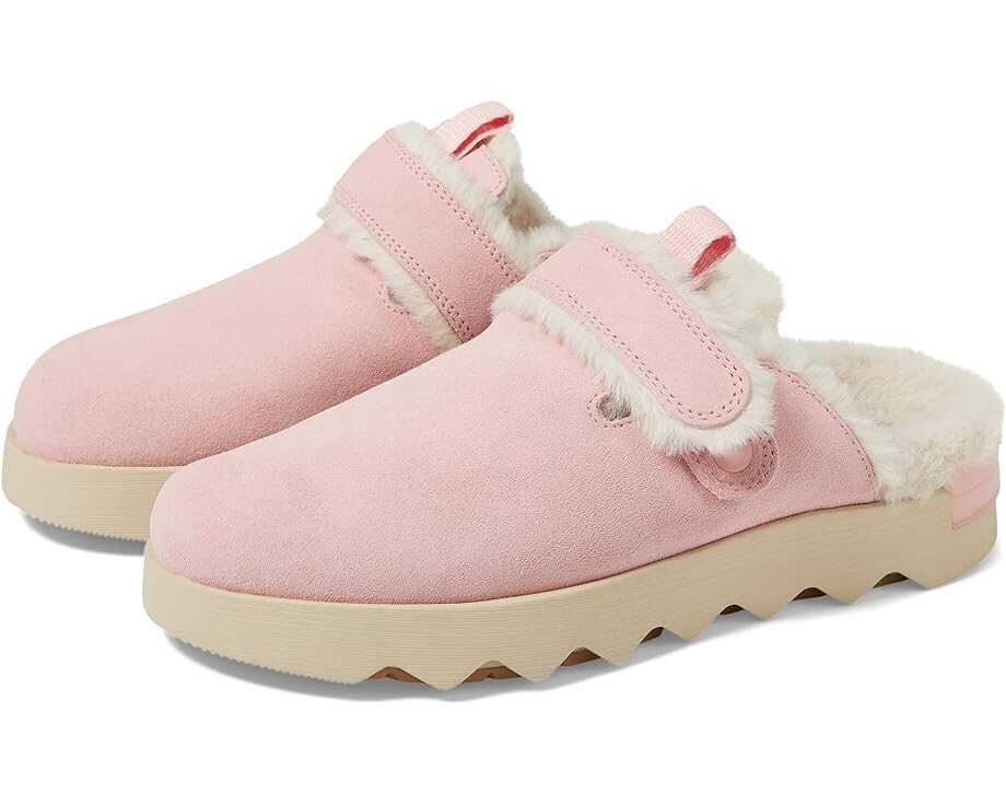 

Сабо SOREL Viibe Suede Cozy, цвет Vintage Pink/Natural