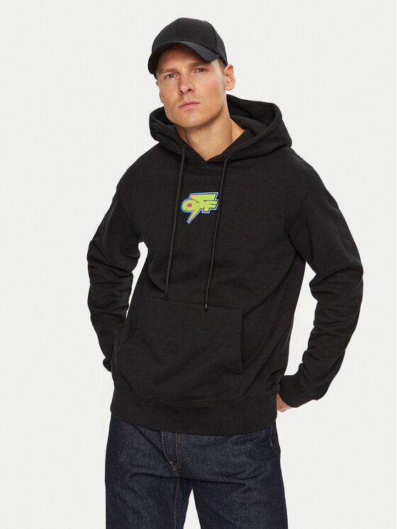 

Толстовка обычного кроя OMBB097F22FLE0061070 Off-White, черный