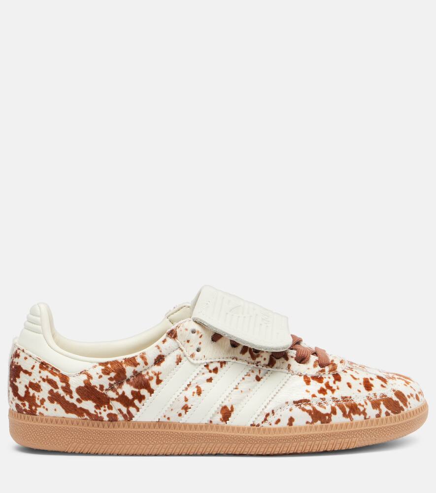 Кроссовки Samba LT из телячьей кожи Adidas, Off White/Lucid Pink/Gum4 — фото 4