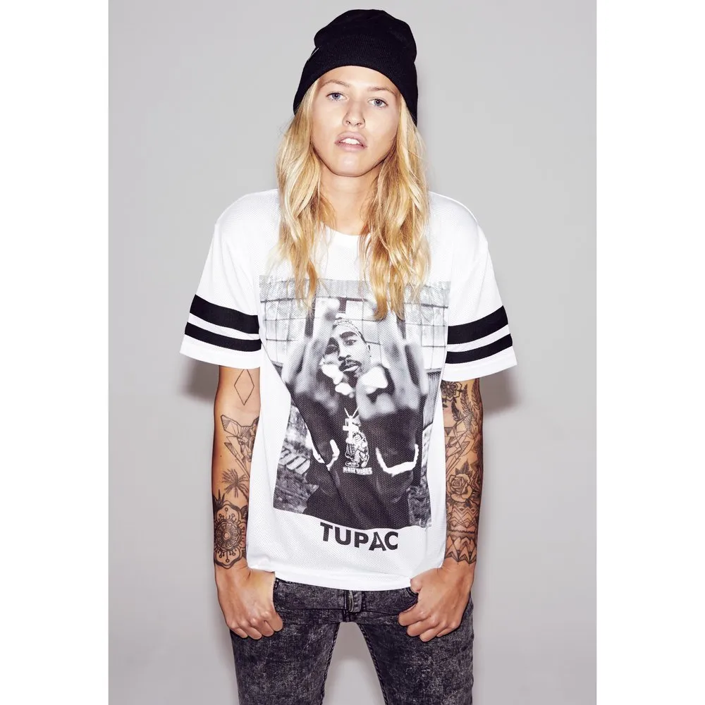 

Футболка с коротким рукавом Mister Tee 2Pac Stripe, белый