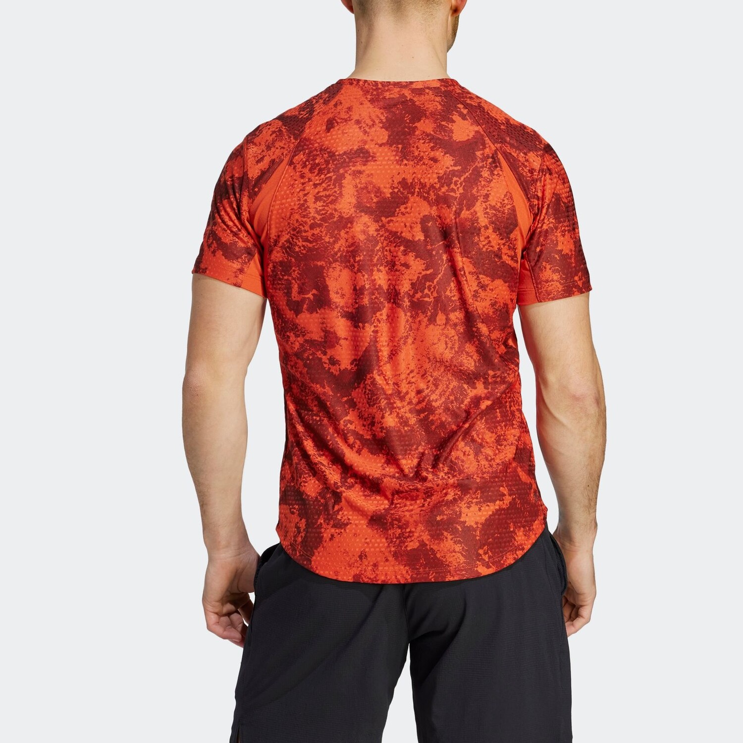 Футболка мужская винтажная красная Adidas, красный — фото 3