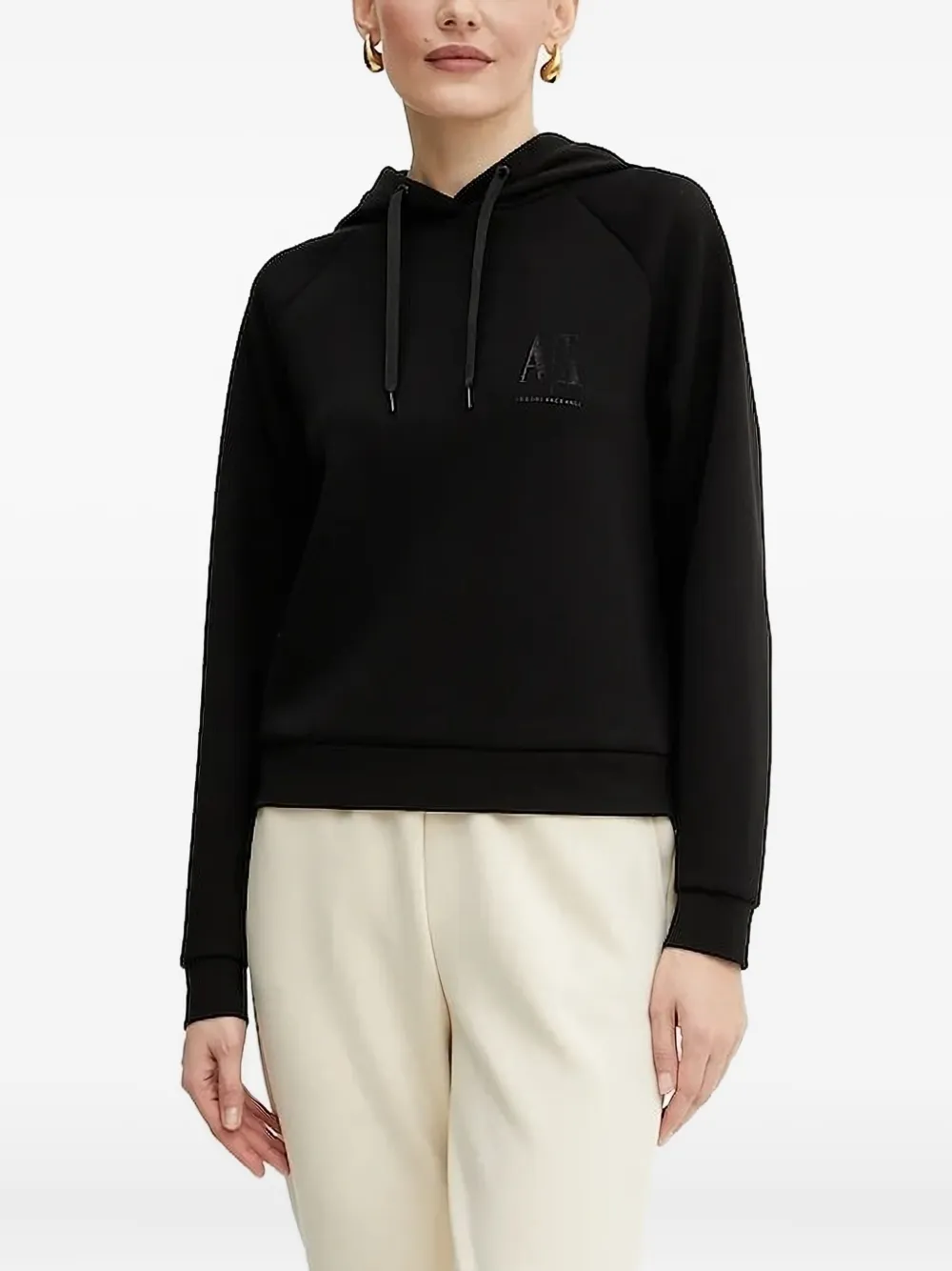 

Толстовка с логотипом Armani Exchange, черный