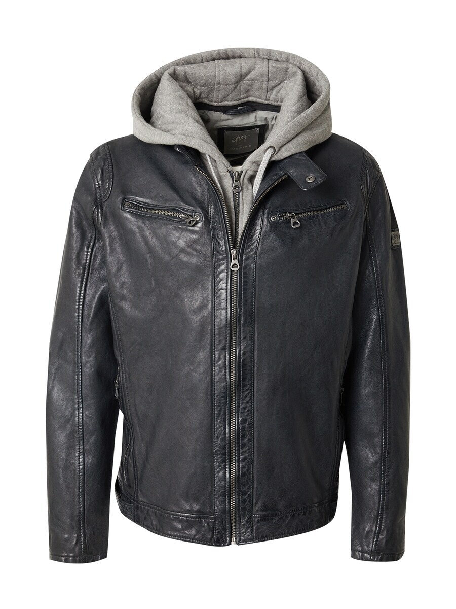 

Кожаная куртка Gipsy Comfort Line Between-Season Jacket Braeden, темно-синий