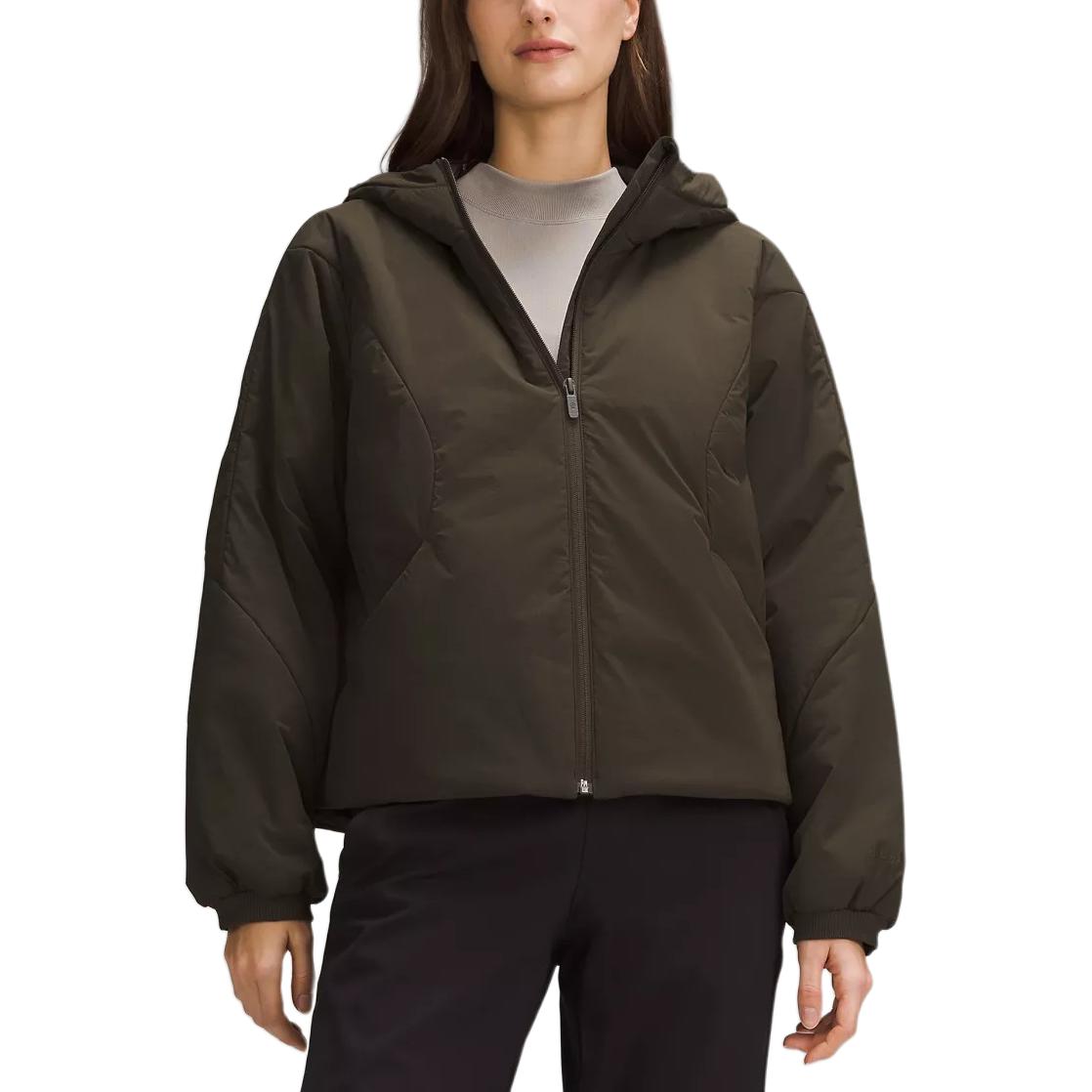 

Куртки и пальто для женщин Lululemon, темный оливковый зеленый/dkov