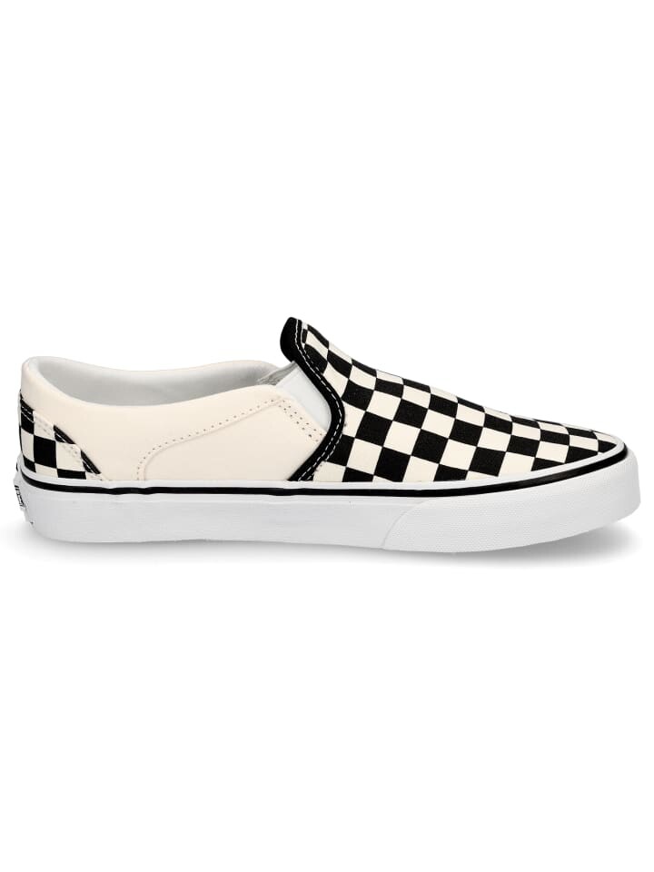 Кроссовки на шнуровке Vans, цвет checkerboard creme — фото 4